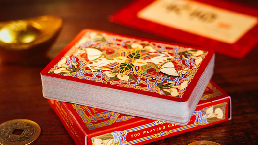 Year of the Horse (Red) Playing Cards | TCC Fashion