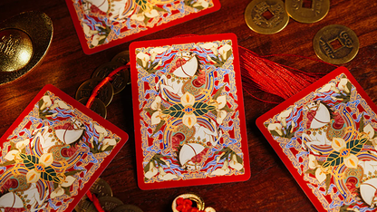 Year of the Horse (Red) Playing Cards | TCC Fashion