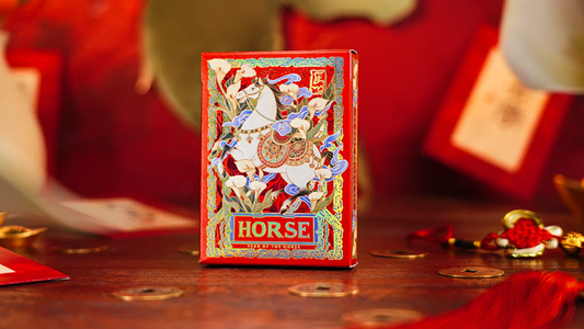 Year of the Horse (Red) Playing Cards | TCC Fashion