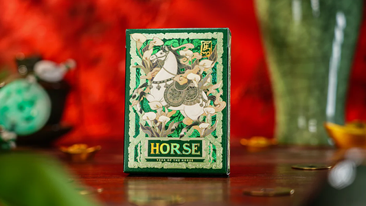 Year of the Horse (Green) Playing Cards | TCC Fashion