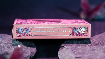 Morpho V2 (Pearl / Pink) Playing Cards | TCC Fashion