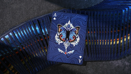 Morpho V2 (Sapphire / Blue) Playing Cards | TCC Fashion