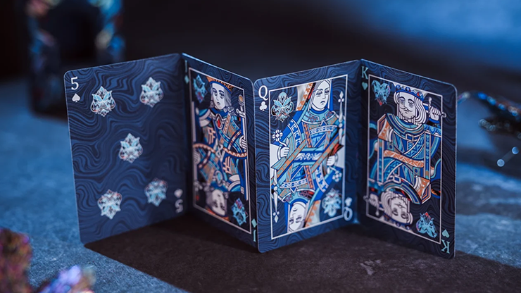 Morpho V2 (Sapphire / Blue) Playing Cards | TCC Fashion