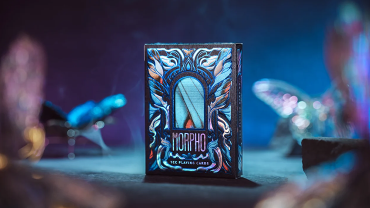Morpho V2 (Sapphire / Blue) Playing Cards | TCC Fashion