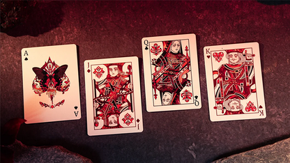 Morpho V2 (Carmine) Playing Cards | TCC Fashion