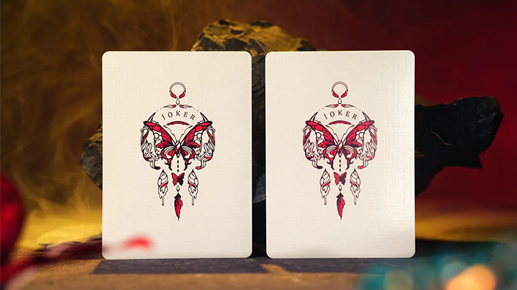 Morpho V2 (Carmine) Playing Cards | TCC Fashion