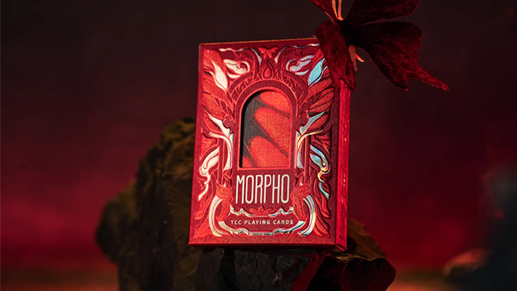Morpho V2 (Carmine) Playing Cards | TCC Fashion