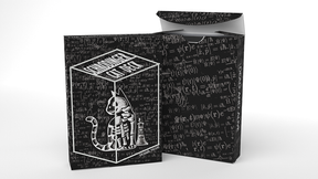 Schrodinger's Cat: Quantum Gilded Dead Black Playing Cards