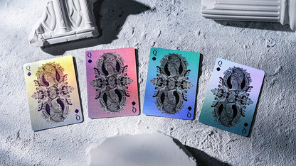 Alabaster Athena HOLO Playing Cards | TCC Fashion