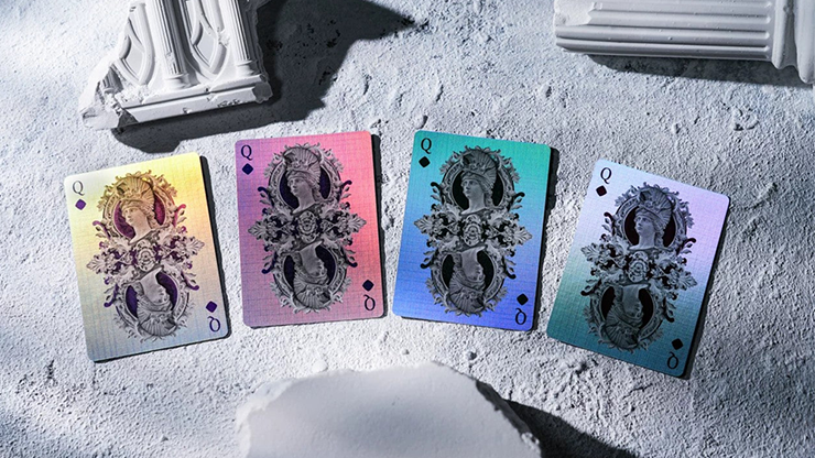 Alabaster David HOLO Playing Cards | TCC Fashion