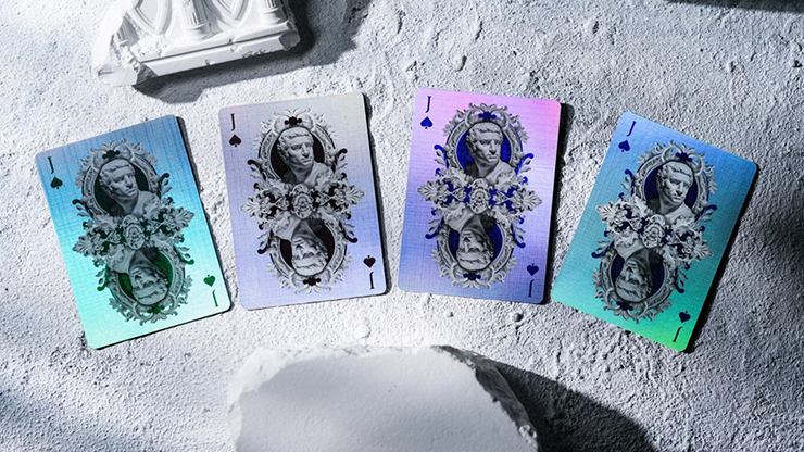 Alabaster Michelangelo HOLO Playing Cards | TCC Fashion