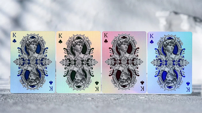 Alabaster Michelangelo HOLO Playing Cards | TCC Fashion