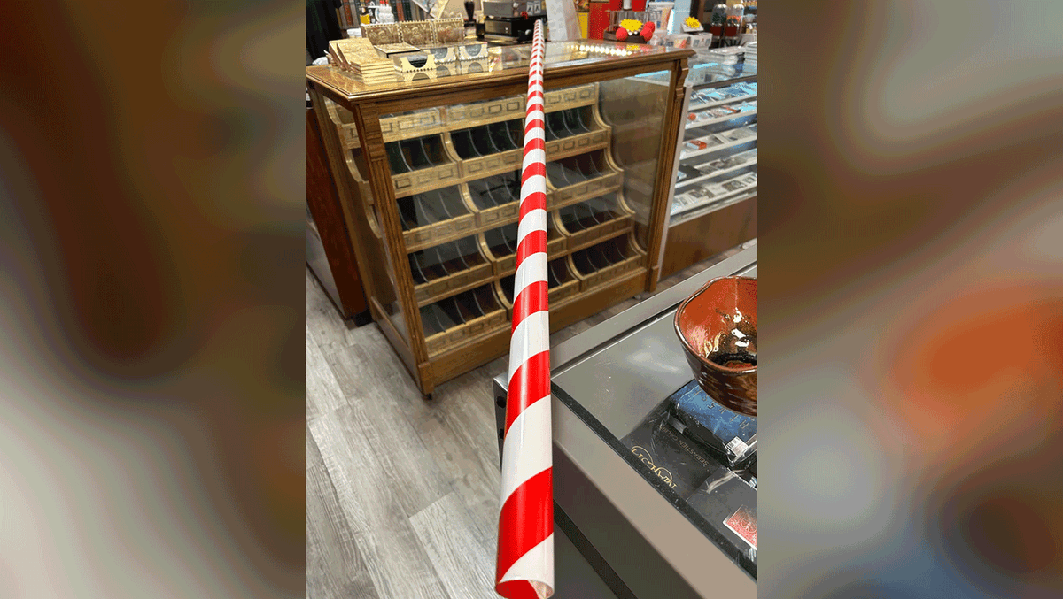 Appearing Candy Cane Red & White - 8 Foot | Big Guys Magic