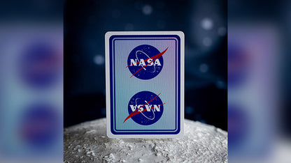 NASA HOLOGRAPHIC FOIL "MEATBALL" LOGO PLAYING CARDS