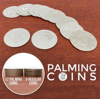 Palming Coins - US 50 Cent - 12 Stück