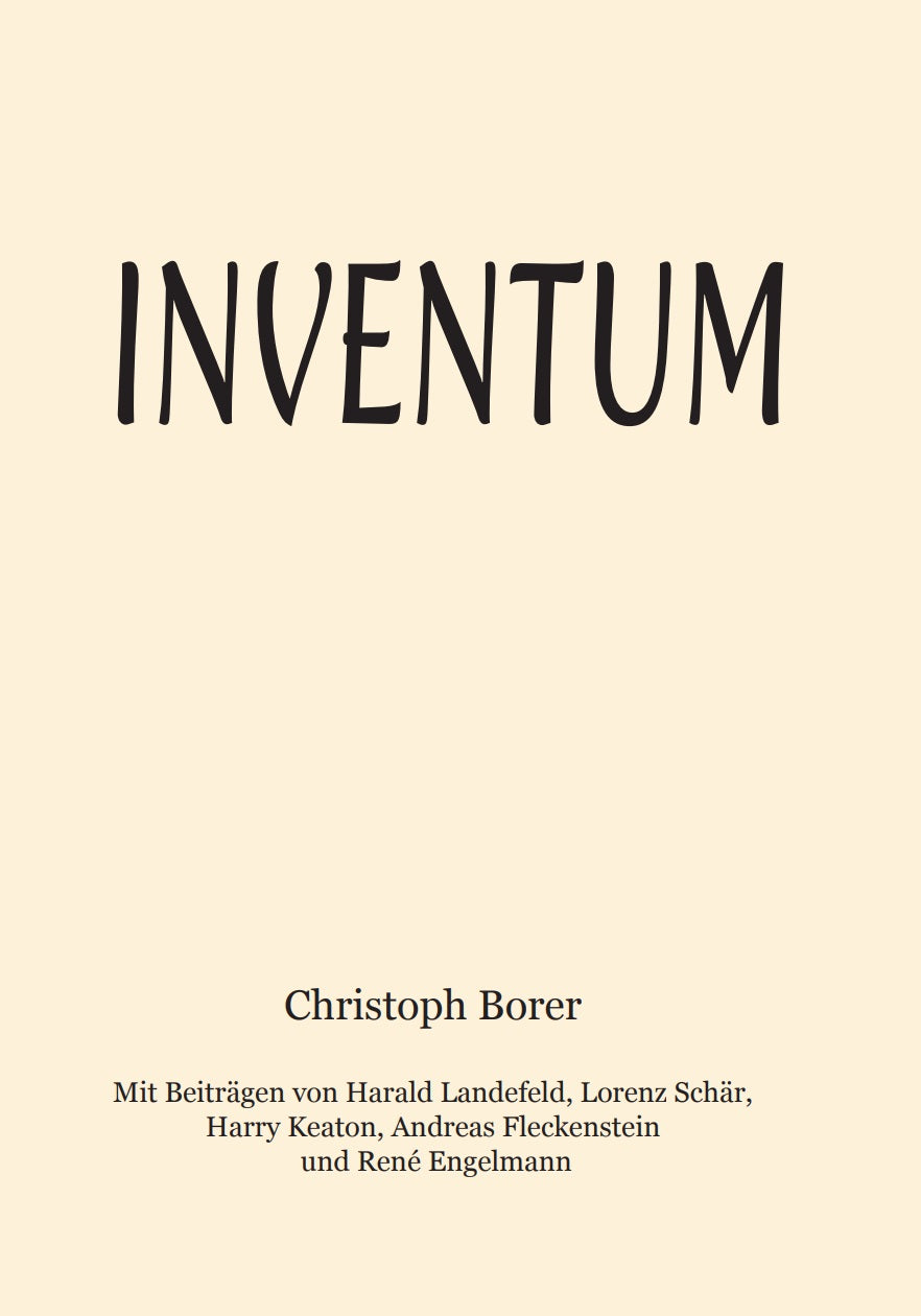 Inventum | Christoph Borer