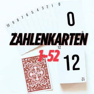 Zahlenkarten 1-52