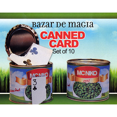 Canned Card (Red) ( Set of 10 Cans ) | Bazar de Magia 