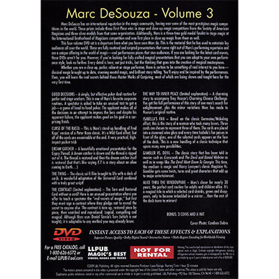 Master Works of Conjuring Vol. 3 | Marc DeSouza - DVD