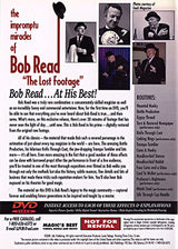 The Impromptu Miracles of Bob Read The Lost Footage | L&L Publishing - DVD