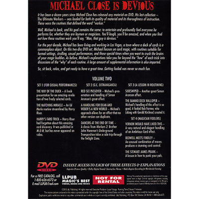 Devious Vol. 1 +2 | Michael Close & L&L - (DVD)