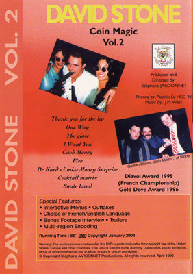 Coin Magic - Vol. 2 | David Stone - DVD
