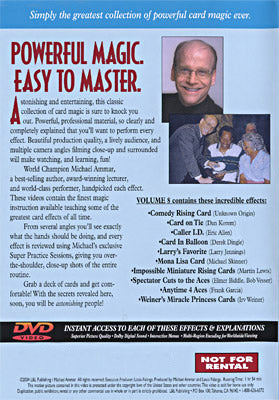 Easy to Master Card Miracles Volume 8 | Michael Ammar - DVD