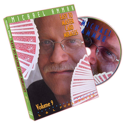 Easy to Master Card Miracles Volume 9 | Michael Ammar - DVD