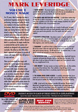 Magic Of Mark Leveridge Vol.1 Money Magic | Mark Leveridge - DVD
