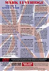 Magic Of Mark Leveridge Vol.3 General Magic | Mark Leveridge - DVD