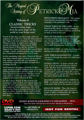 Magical Artistry of Petrick and Mia Vol. 4 | L&L Publishing - DVD