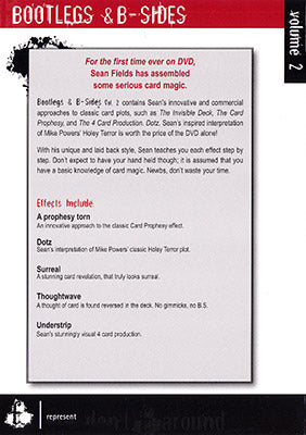Bootlegs and B-Sides - Volume 2 | Sean Fields - DVD