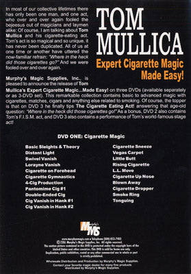 Expert Cigarette Magic Made Easy - Vol.1 | Tom Mullica - DVD