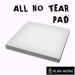 No Tear Pad (Small, 3.5 X 3.5, All No Tear) | Alan Wong 