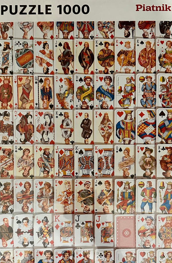 Puzzle Spielkarten 1000 Teile | Piatnik