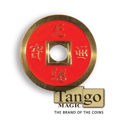 Chinese Coin (CH0020) Red & Yellow | Tango Magic s