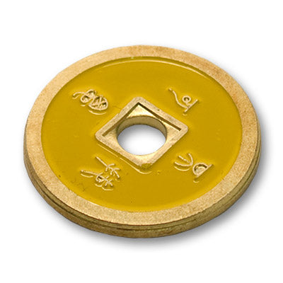 Chinese Coin (CH0020) Red & Yellow | Tango Magic s