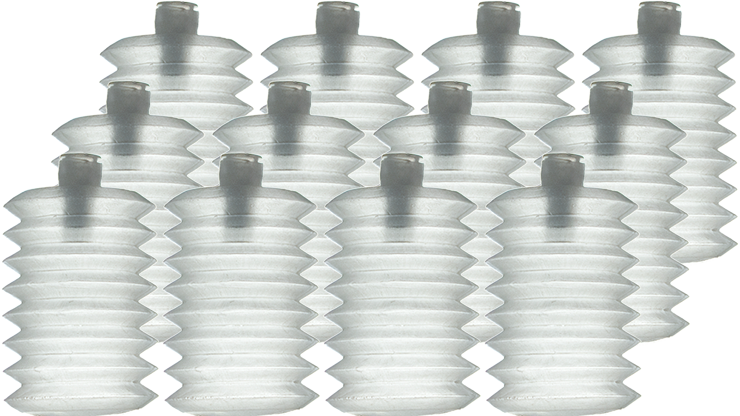 Squeaker Accordian Double Voice - Medium (12 Pack)