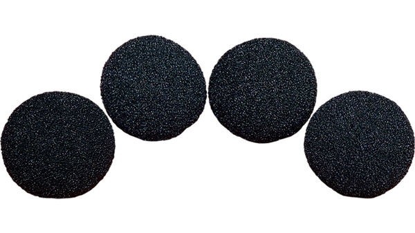 3,8cm Super Soft Sponge Balls (schwarz) 4 Stück | Magic by Gosh