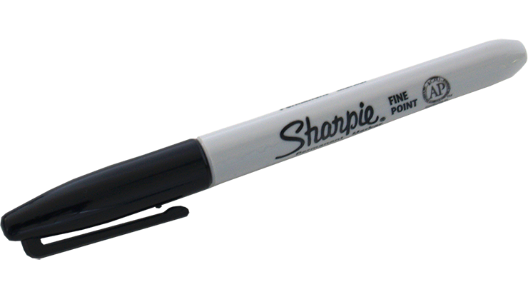 Fine-Tip Sharpie (Black) box of 12 | Murphy's Magic Supplies