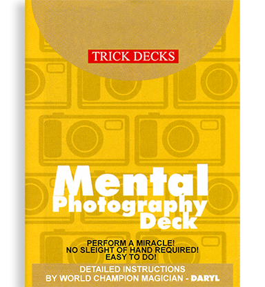 Mental Photo Deck Bicycle (rot)