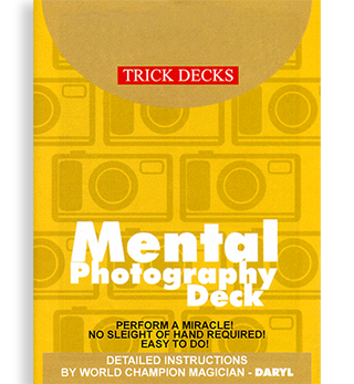 Mental Photo Deck Bicycle (rot)