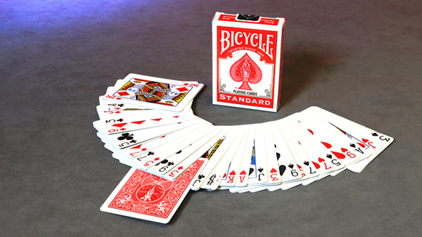Invisible Deck Bicycle (rot)