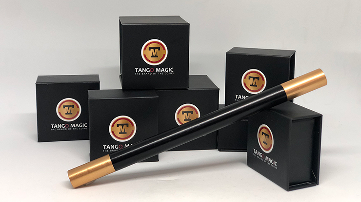 Magic Wand in Black with silver tips (W001) | Tango Magic