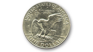 Eisenhower Dollar (Einzelmünze, unpräpariert)