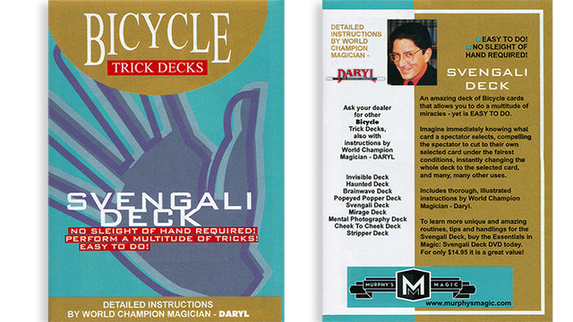Svengali Deck Mandolin Bicycle (Red)