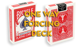 Assorted Mandolin Red One Way Forcing Deck (assorted values)