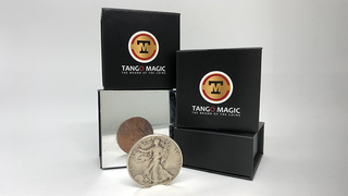 Tango Silver Line Copper and Silver Walking Liberty/English Penny (D0120) | Tango Magic