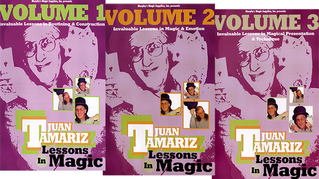 3 Vol. Combo Juan Tamariz Lessons in Magic video DOWNLOAD
