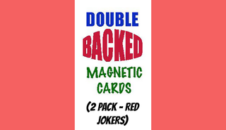 Magnetic Cards (2 pack/red Jokers) | Chazpro Magic. 